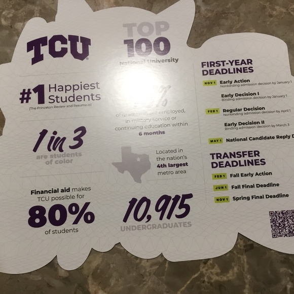 TCU Horned Frogs- Brochure, Ink Pen, Cut Out & Sticker - Picture 12 of 13